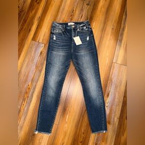 Cello High-Rise Distressed Skinny Jeans Size 7